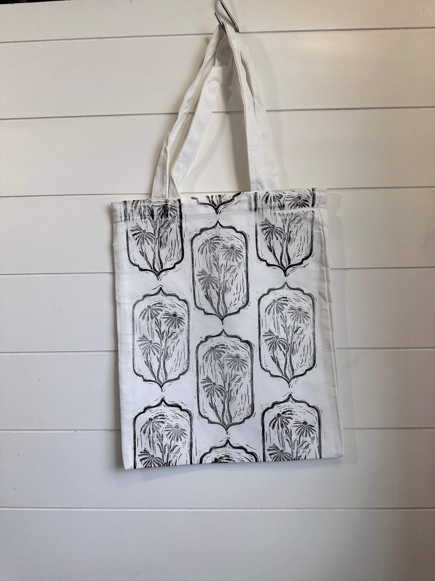 Black-eyed Susan Block Print Tote