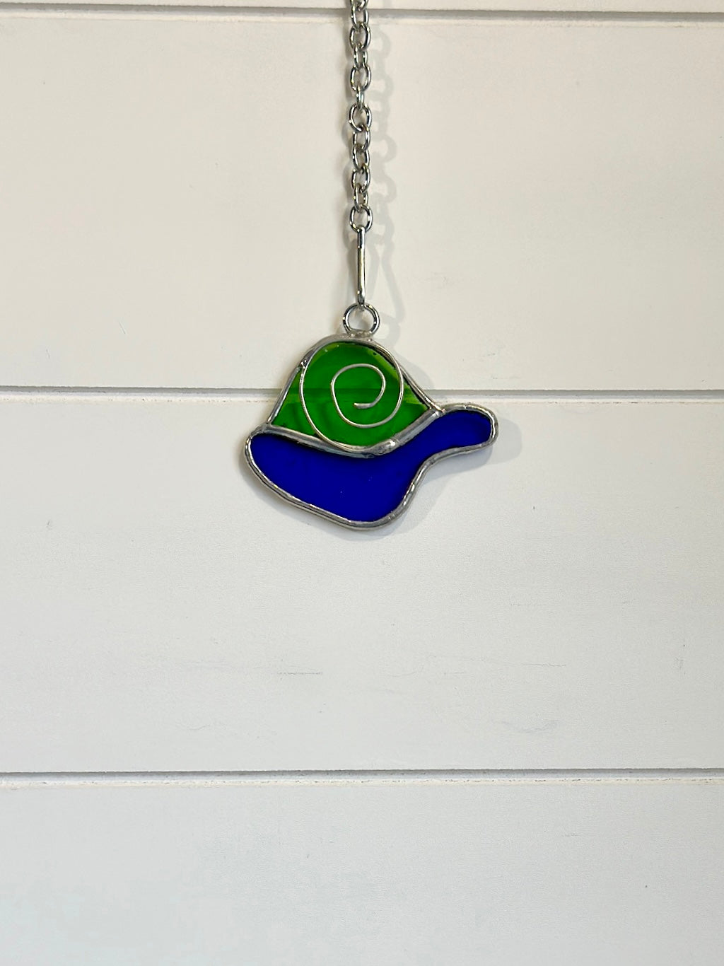 Snail - Stained Glass Ornament