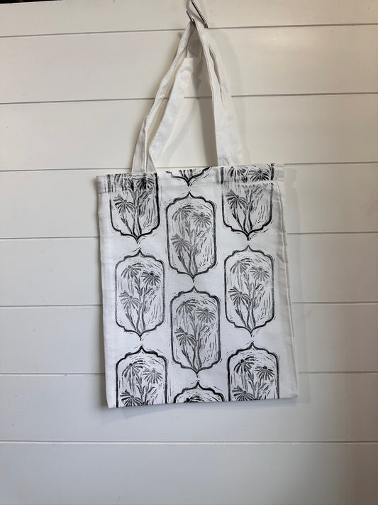 Black-eyed Susan Block Print Tote