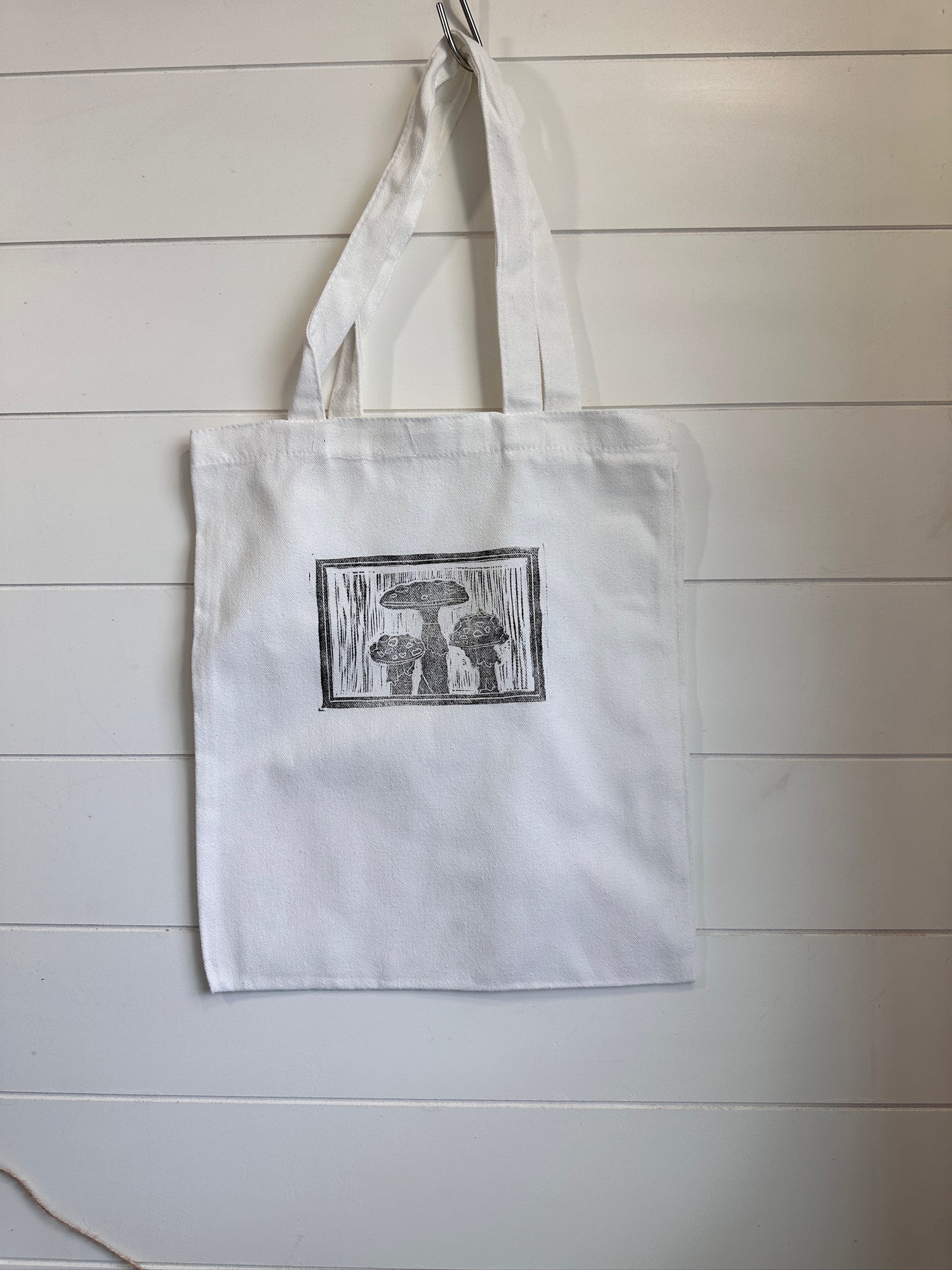 Mushroom - Block Print Tote