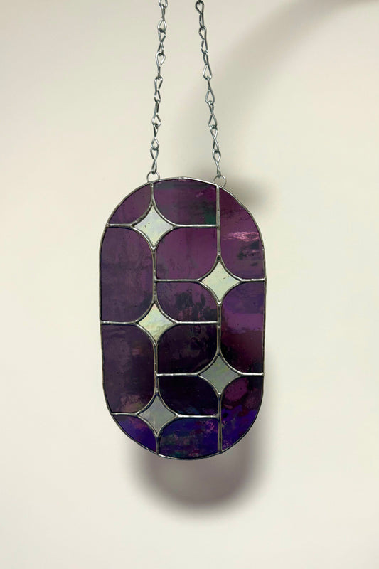 Iridescent Purple Stained Glass