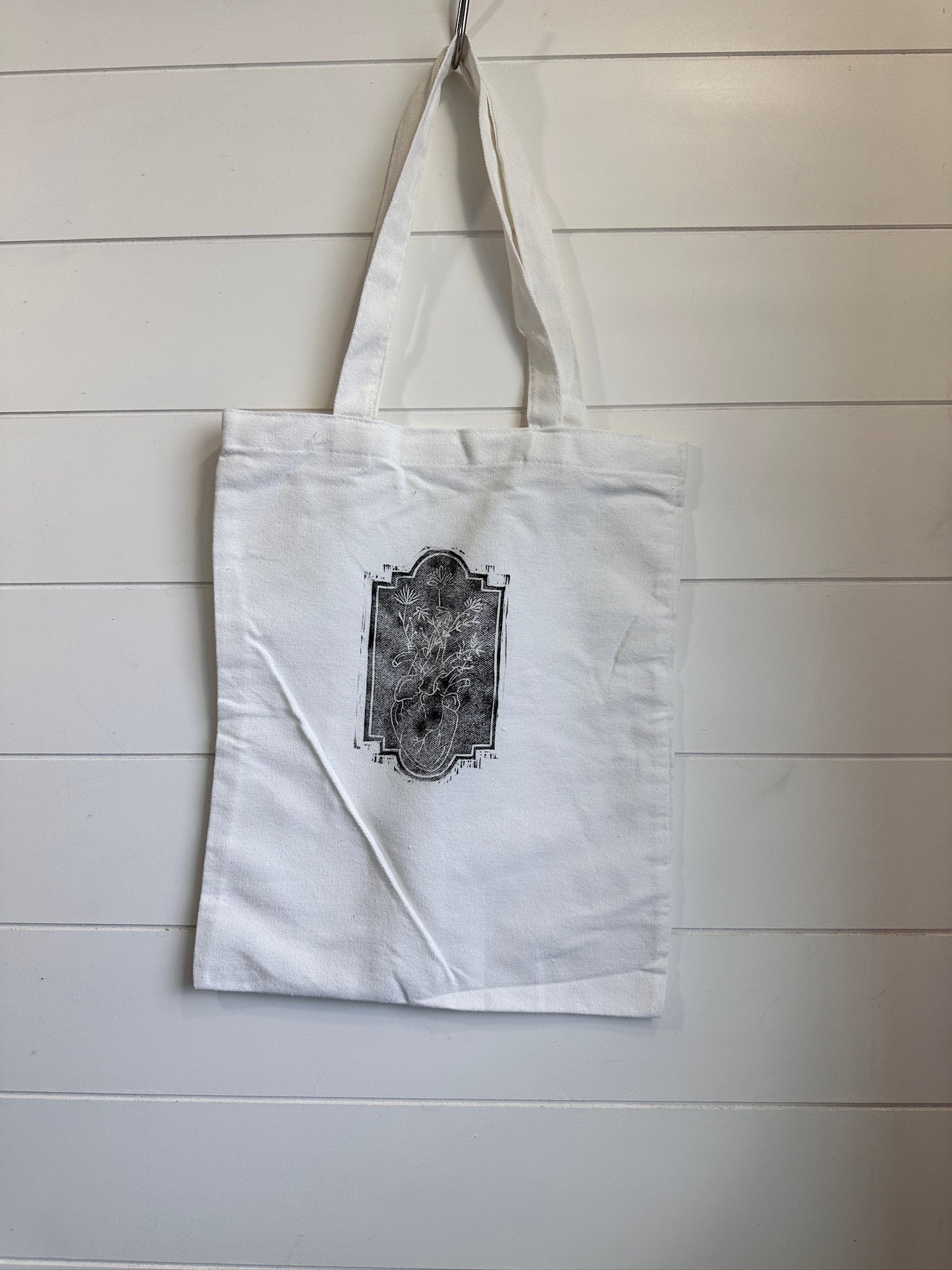 Anatomical Heart - Block Print Tote