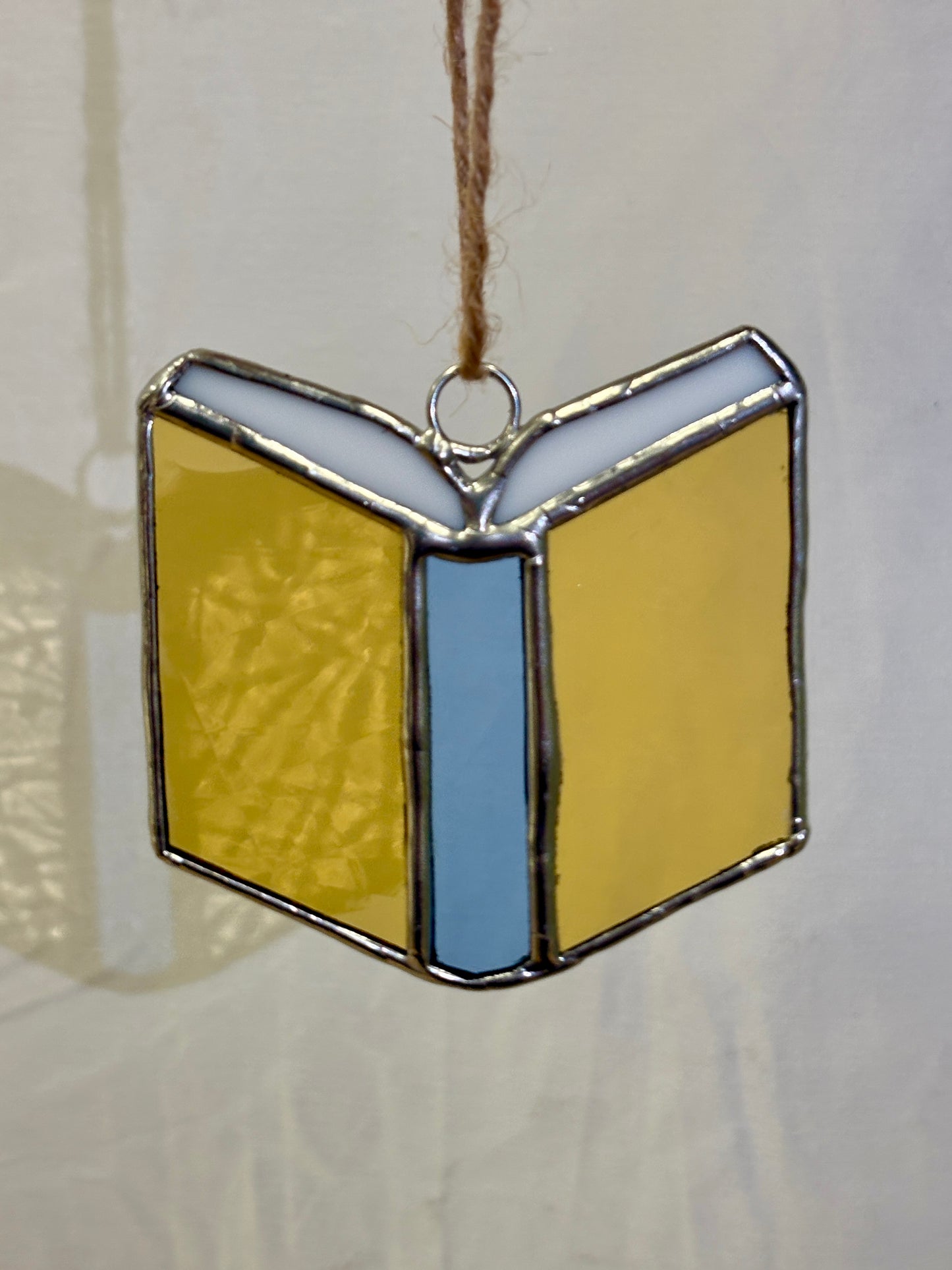 Bookish Stained Glass Ornament