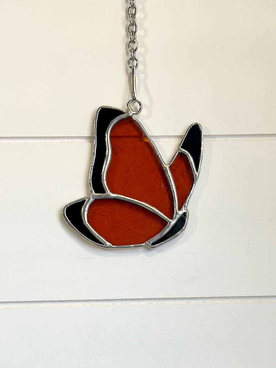 Monarch Butterfly - Stained Glass Hanging Piece